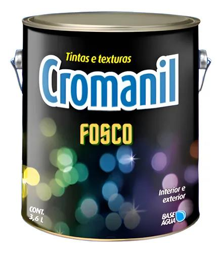 Tinta Acrílica Fosca Branca 3,6L Cromanil