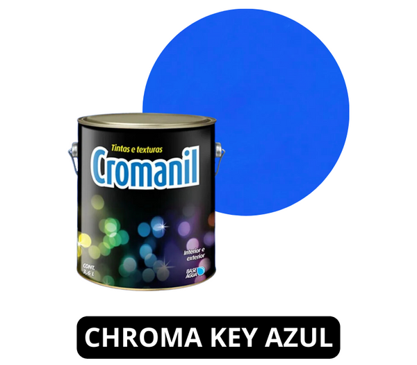 Tinta Látex Acrílico Fosco Azul Chroma Key 3.6L Cromanil