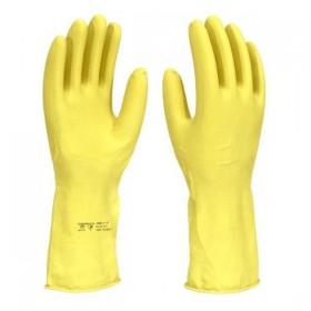 LUVA LATEX AMARELA IMBAT M - UNIDA
