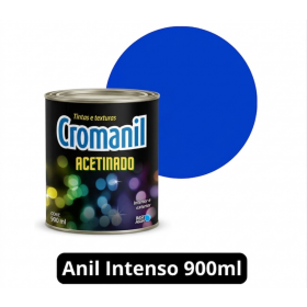 Tinta Acrílica Acetinada Anil Intenso 900ml Cromanil