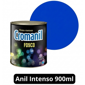 Tinta Acrílica Fosca Anil Intenso 900ml Cromanil