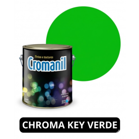 Tinta Látex Acrílico Fosco Verde Chroma Key 3,6L Cromanil