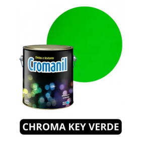 Tinta Látex Acrílico Fosco Verde Chroma Key 900ml Cromanil