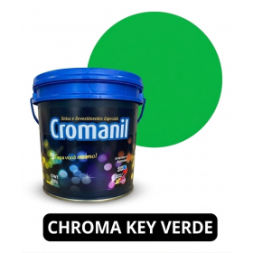 Tinta Látex Acrílico Fosco Verde Chroma Key 18L Cromanil