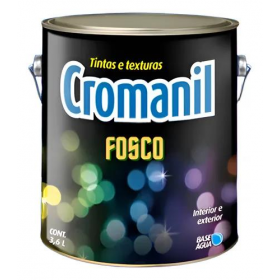 Tinta Acrílica Fosca Branca 3,6L Cromanil